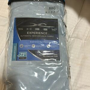 New Sheex King Pillowcase Pair Blue